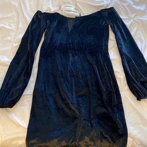Boohoo off shoulder dress